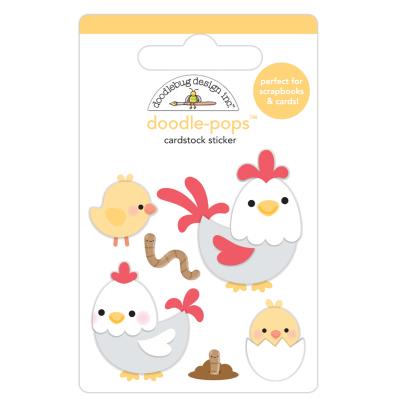 Doodlebug Down on the Farm - Doodle-Pops - Hen & Chicks